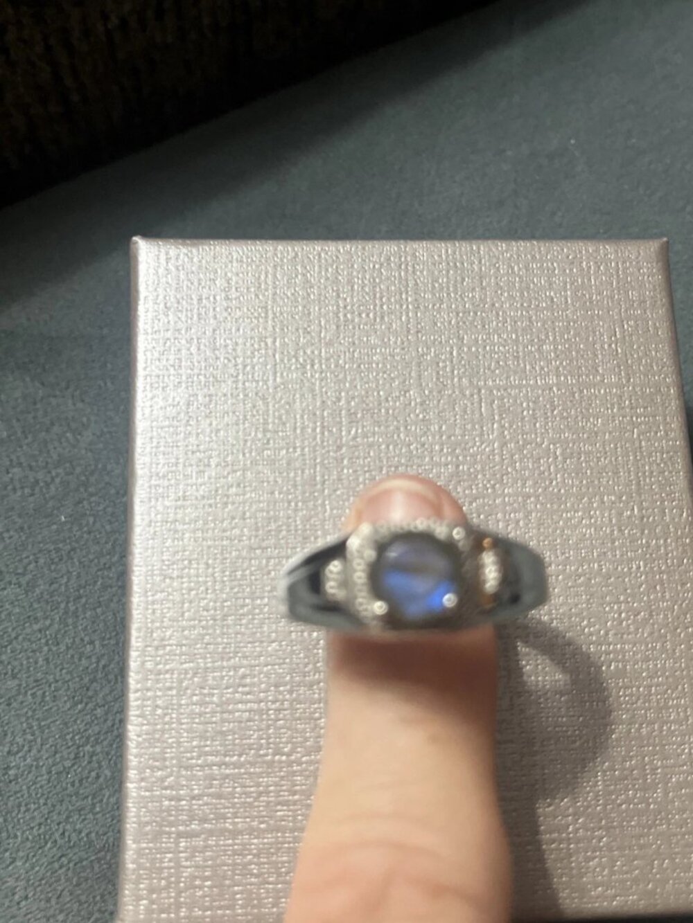 Men's Ring Malagasy Labradorite